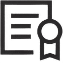 Icon einer Urkunde